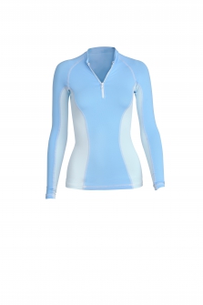 Colorblock Zip Front Rashguard